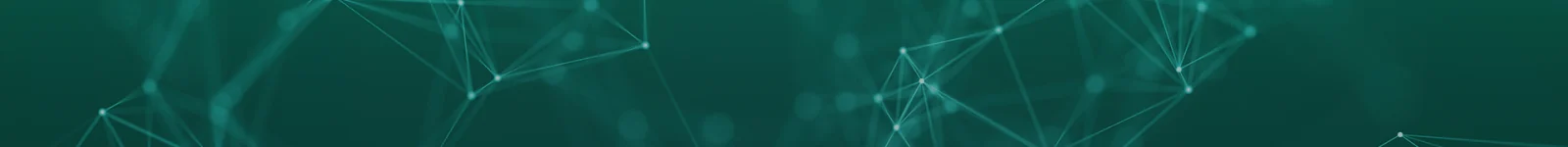 Abstract network of interconnected lines and nodes on a green background.